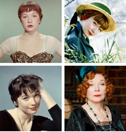 shirley maclaine collage